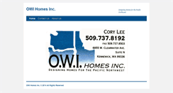 Desktop Screenshot of owihomes.com