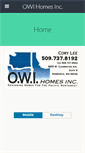 Mobile Screenshot of owihomes.com